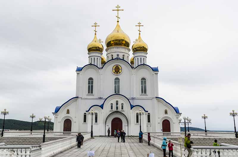 127 - Rusia - Kamchatka - Petropavlovsk - catedral de la Santa Trinidad